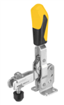 557009 Vertical acting toggle clamp. Size 0, yellow