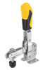 557011 Vertical acting toggle clamp. Size 2, yellow