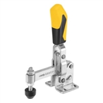 557037 Vertical acting toggle clamp. Size 1, yellow