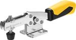 557046 Horizontal acting toggle clamp plus, Size 1, yellow