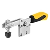 557097 Horizontal acting toggle clamp. Size 0, yellow.