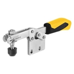 557097 Horizontal acting toggle clamp. Size 0, yellow.