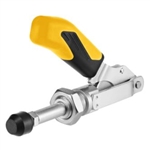 557166 Push-pull type toggle clamp. Size 5-M27, yellow