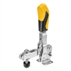 557213 Vertical acting toggle clamp. Size 0, yellow.