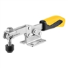 557274 Horizontal acting toggle clamp. Size 0, yellow.