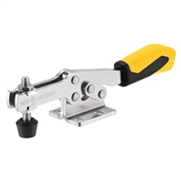 557280 Horizontal acting toggle clamp plus, Size 4, yellow.