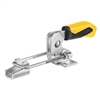 557282 Hook type toggle clamp horizontal. Size 3, yellow.