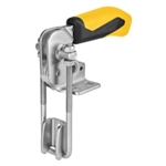 557285 Hook type toggle clamp vertical. Size 2, yellow.