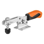 557333 Horizontal acting toggle clamp. Size 2, orange