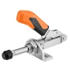 557373 Push-pull type toggle clamp. Size 0, orange