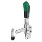 557488 Vertical acting toggle clamp. Size 4, green