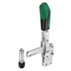 557490 Vertical acting toggle clamp. Size 6, green