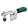 557506 Horizontal acting toggle clamp. Size 5, green