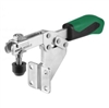 557512 Horizontal acting toggle clamp. Size 2, green