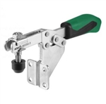 557514 Horizontal acting toggle clamp. Size 4, green