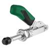 557537 Push-pull type toggle clamp. Size 0, green