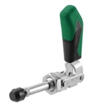 557549 Push-pull type toggle clamp. Size 3, green