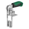 557568 Hook type toggle clamp vertical. Size 4, green