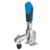 557615 Vertical acting toggle clamp. Size 0, blue