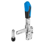 557651 Vertical acting toggle clamp. Size 4, blue