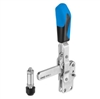 557652 Vertical acting toggle clamp. Size 5, blue