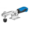 557657 Horizontal acting toggle clamp. Size 2, blue