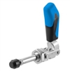 557710 Push-pull type toggle clamp. Size 2, blue