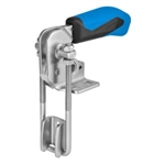 557771 Hook type toggle clamp vertical. Size 2, blue.