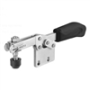 558012 Horizontal acting toggle clamp. Size 2, black