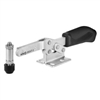 558018 Horizontal acting toggle clamp. Size 3, black