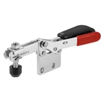 558158 Horizontal toggle clamp with safety latch. Size 3, black.