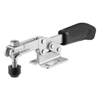 558172 Horizontal acting toggle clamp. Size 2, black.