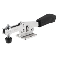 558175 Horizontal acting toggle clamp plus, Size 2, black.