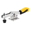 560157 Horizontal acting toggle clamp plus, Size 1, yellow.