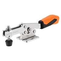 560163 Horizontal acting toggle clamp plus, Size 1, orange.