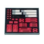 83071 Set of assorted plastic clamping elements 06 M6