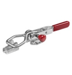 91470 Hook type toggle clamp with safety latch. Size 3.