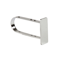 0.5 x 1.5 in. End Cap Slatwall Hangrail Brackets