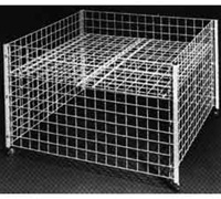 36 in. Square Grid Dump Bins