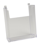 8.5 x 11 Acrylic Literature Holders - Slatwall