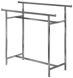 60 in.L 1.25 in. Round Tube Hangrail Clothing Racks