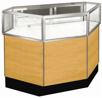 Inside Corner Jewelry Display Case Showcases