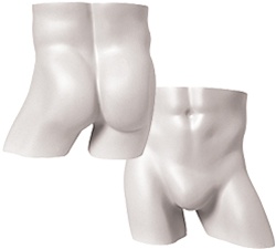Male White Underwear Full Display Forms