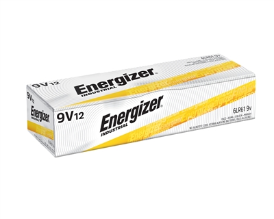 Energizer Industrial Alkaline 9V 12pk