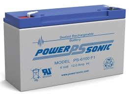 Power-Sonic 6V 12.0Ah SLA Battery