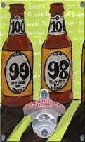 98 Bottles of Beer on the Wall Novelty Bottle Opener
