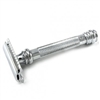 Merkur Double Edge Safety Razor, Straight Cut, Extra Long Handle, Chrome