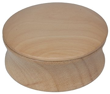 Natural Wood Shave Bowl with Lid