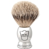 Parker 100% Silvertip Badger Bristal Chrome Handle with Free Brush Stand