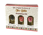 Holy land Gift Pack- Jordan River Water , Jerusalem's Stones and Galilee Olive Oil